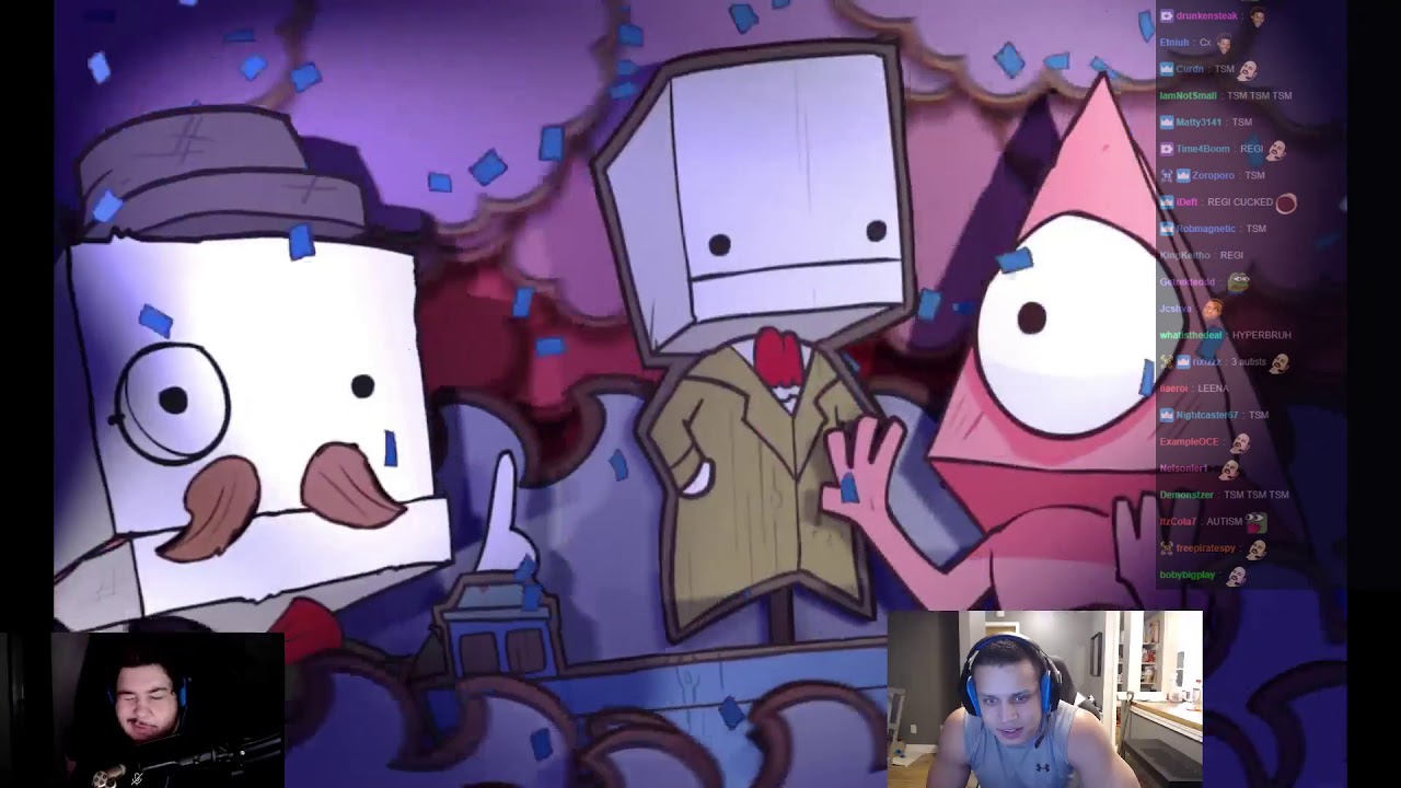 Tyler1 & Greek play BattleBlock Theater