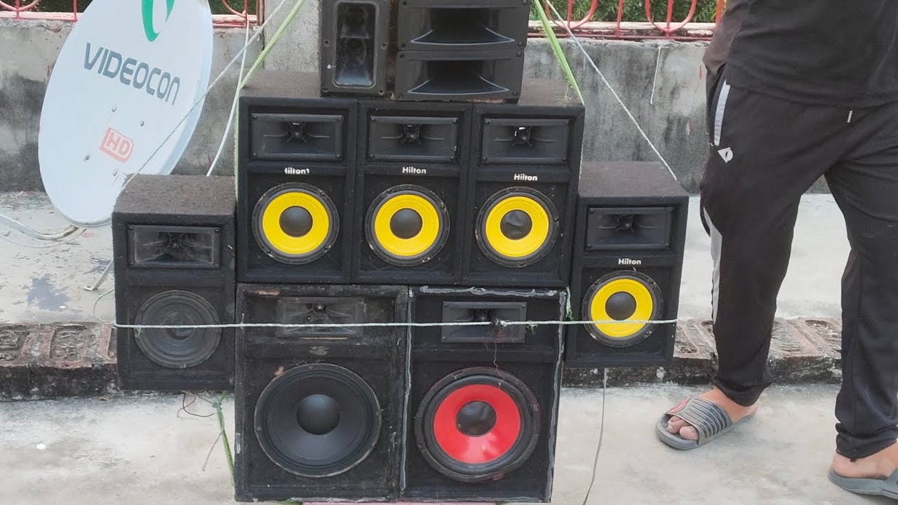 Mini dj aditya dj setup bhojpuri do 8 inchi box#dj #viral #video 