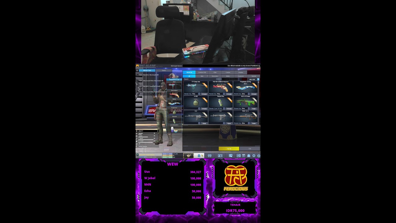 EH DIA ADA YG BARU #pointblank #streamer #shorts