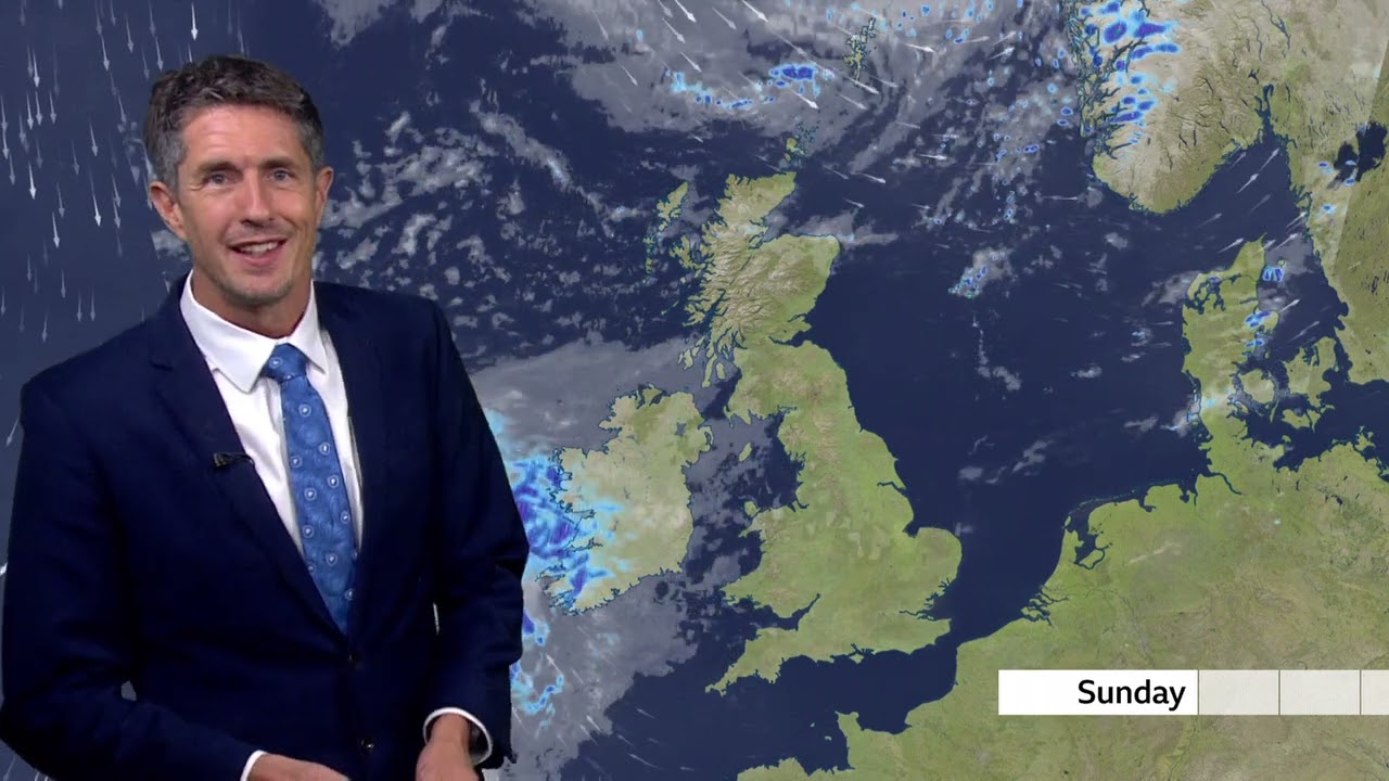 BBC Weather today in UK -  August 1st, 2026
