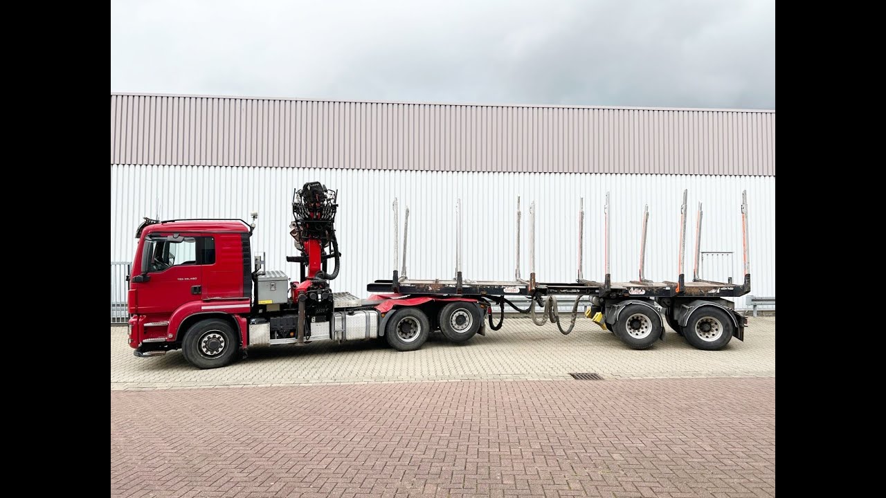 MAN - TGS 26.480 6X4H-4 BL, HydroDrive, Kran Epsilon S290Z96, Pritarder, Lenk-/Liftachse