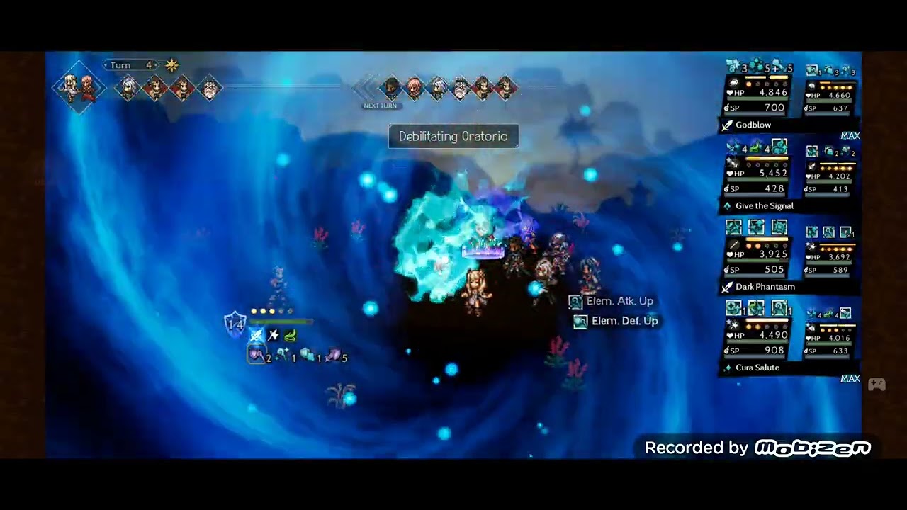 Octopath Traveler COTC Global / VS Thrill-seeking Man lv120