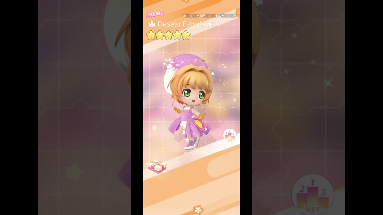 Abrindo Caixa da Sorte Luxo / jogo Sakura Card Captor 