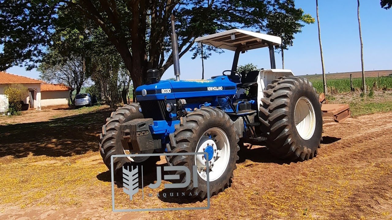 Ford New Holland 8030 6 Cilindros em Detalhes. Itapolis-SP