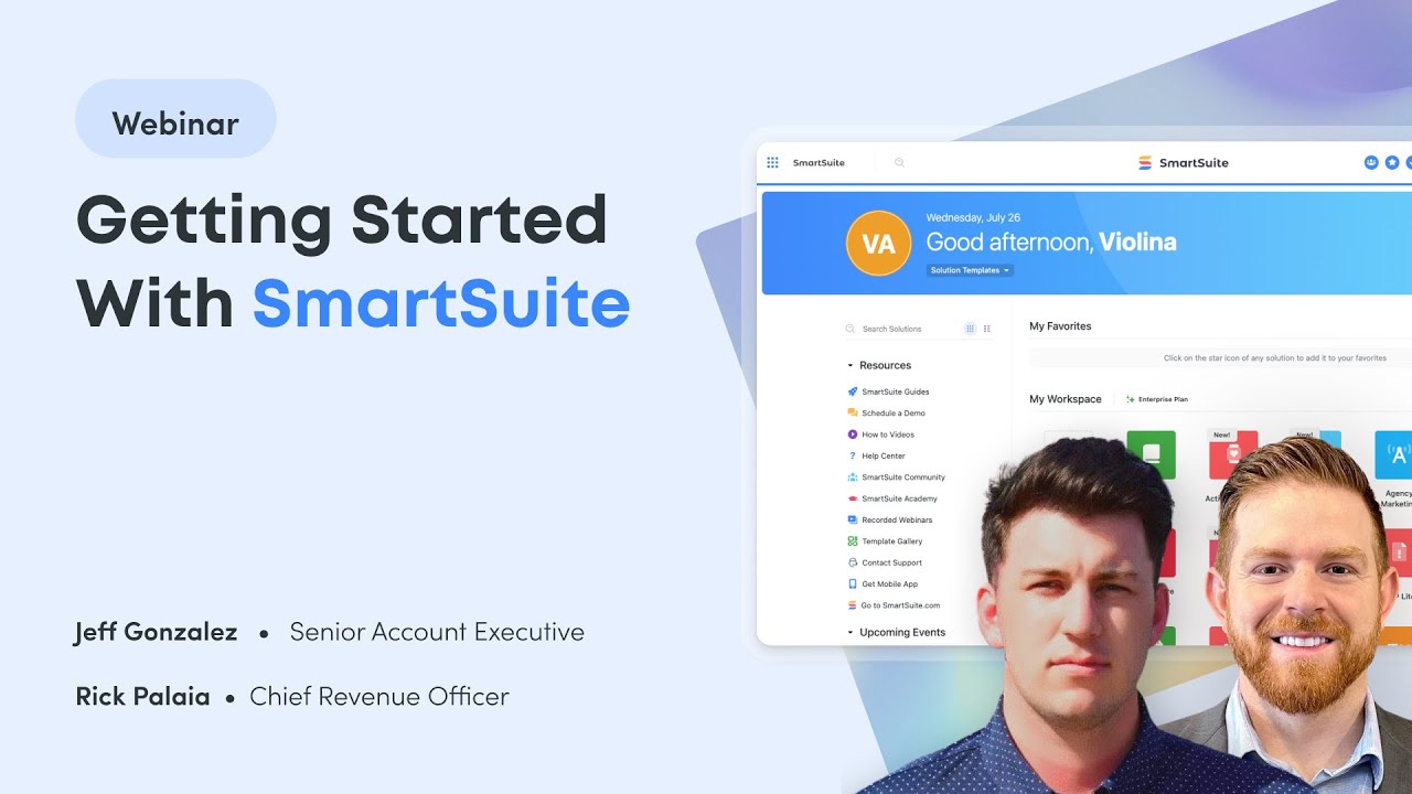 Getting Started with SmartSuite