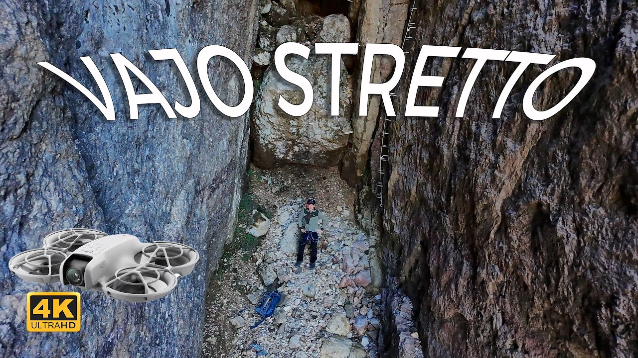 VIA FERRATA VAJO STRETTO AL MONTE CORNETTO 1899 m - SOLO ZAINI PICCOLI - Con DJI NEO