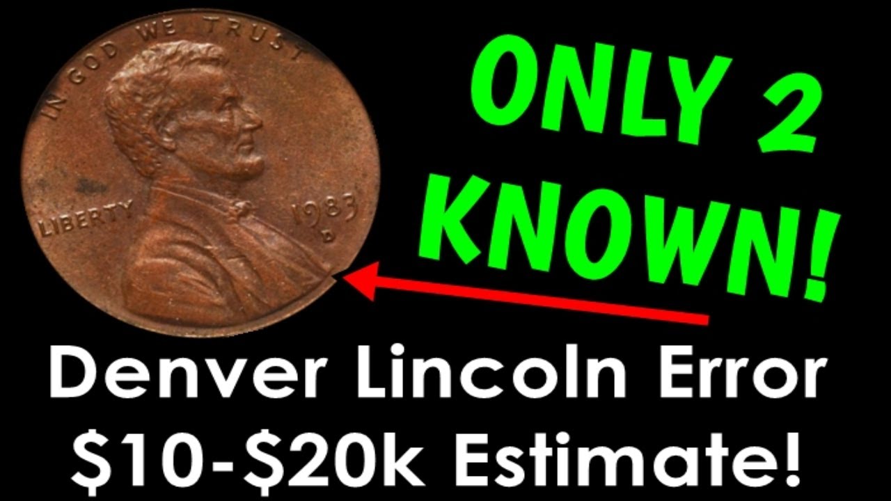 ONLY 2 EXIST Elusive 1983 Lincoln Copper Error You Should Look For - $10k++ Estimate!!
