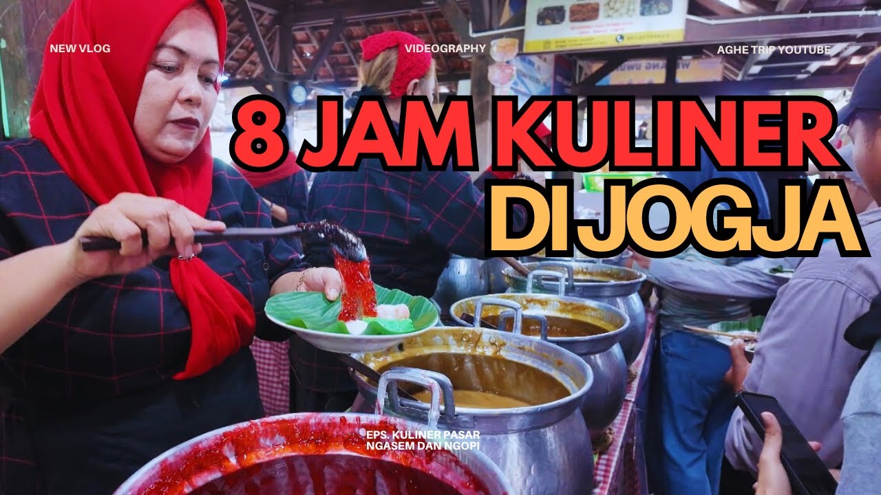 8 Jam Kulineran Jogja! Dari Jajanan Pasar Ngasem sampai Ramen Terenak - Dji Osmo Pocket 3