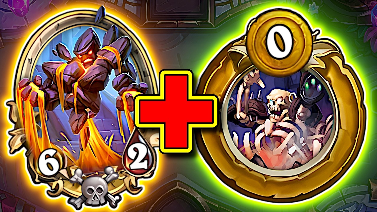 8000 Damage Molten Rock With this Strategy! | Hearthstone Battlegrounds