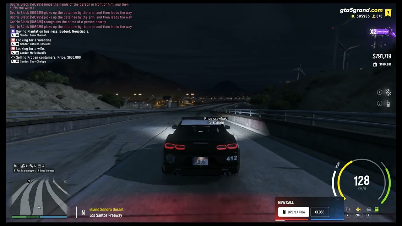 godric black FIB non-lethal battery arrest