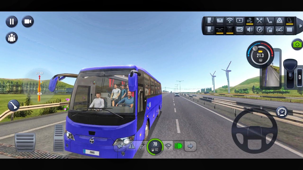 Bus driving game| bus simulator ultimate india part 1 Android gameplay 