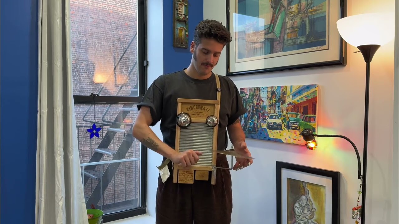 Meet the Road Trip Washboard Bundle: The Backpack Percussion Set 😎#washboard