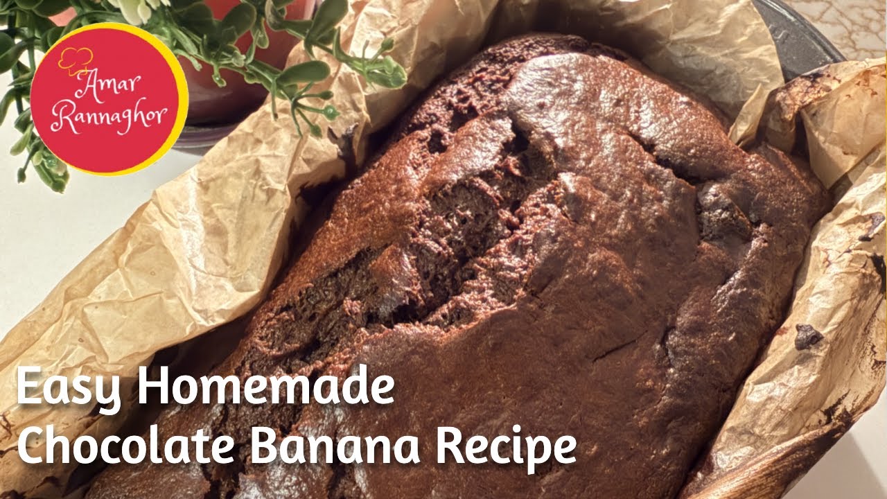 Easy Homemade Chocolate Banana Bread Recipe – Perfect for Snacks or Dessert
