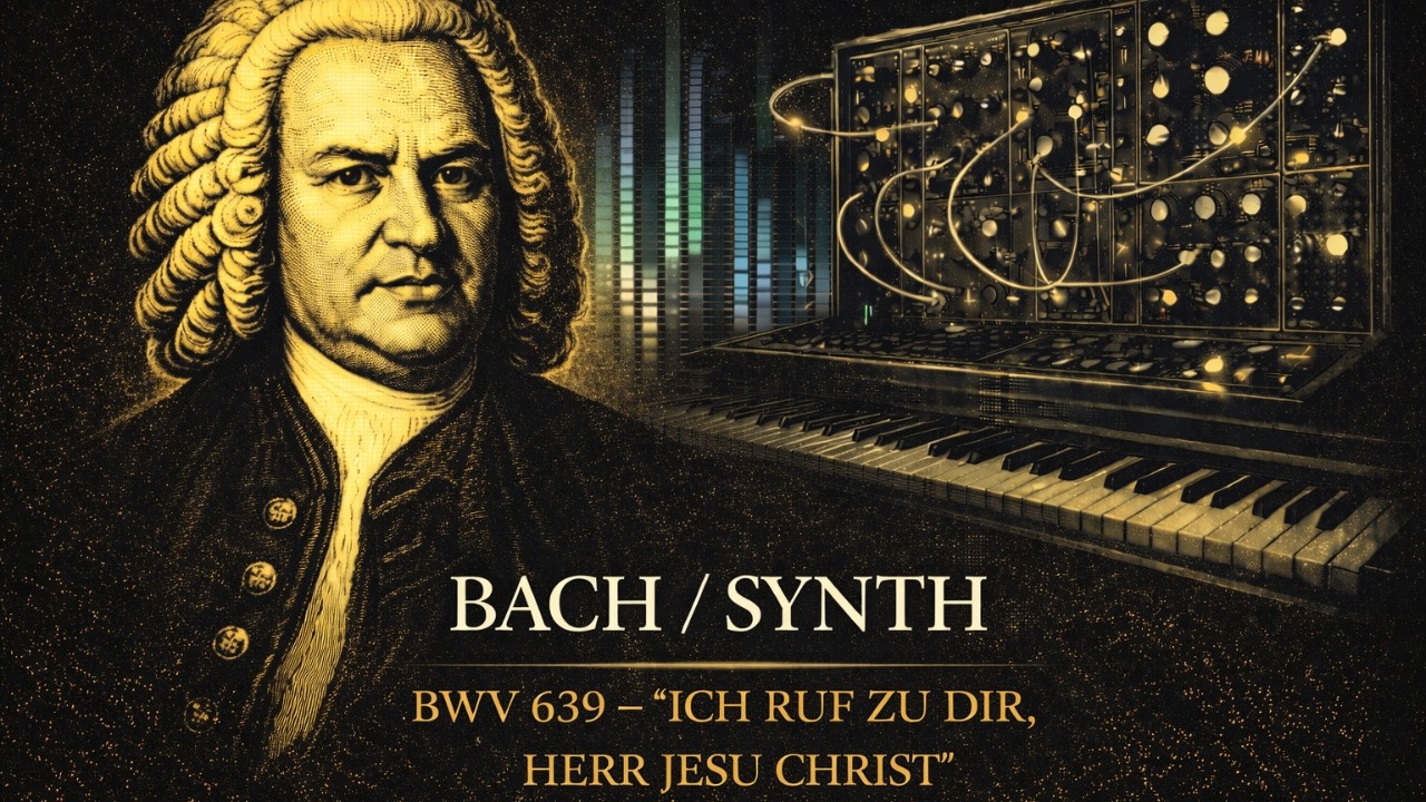 Bach – Ich ruf zu dir, Herr Jesu Christ, BWV 639 (Synthesized)