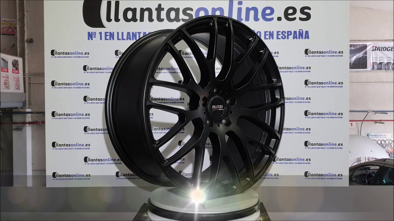 LLANTAS PLATIN P70 NEGRO MATE LLANTASONLINE.ES