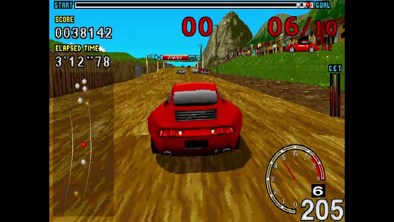 DOS racing games #9 - GT Racing 97, Ignition (Bleifuss Fun)