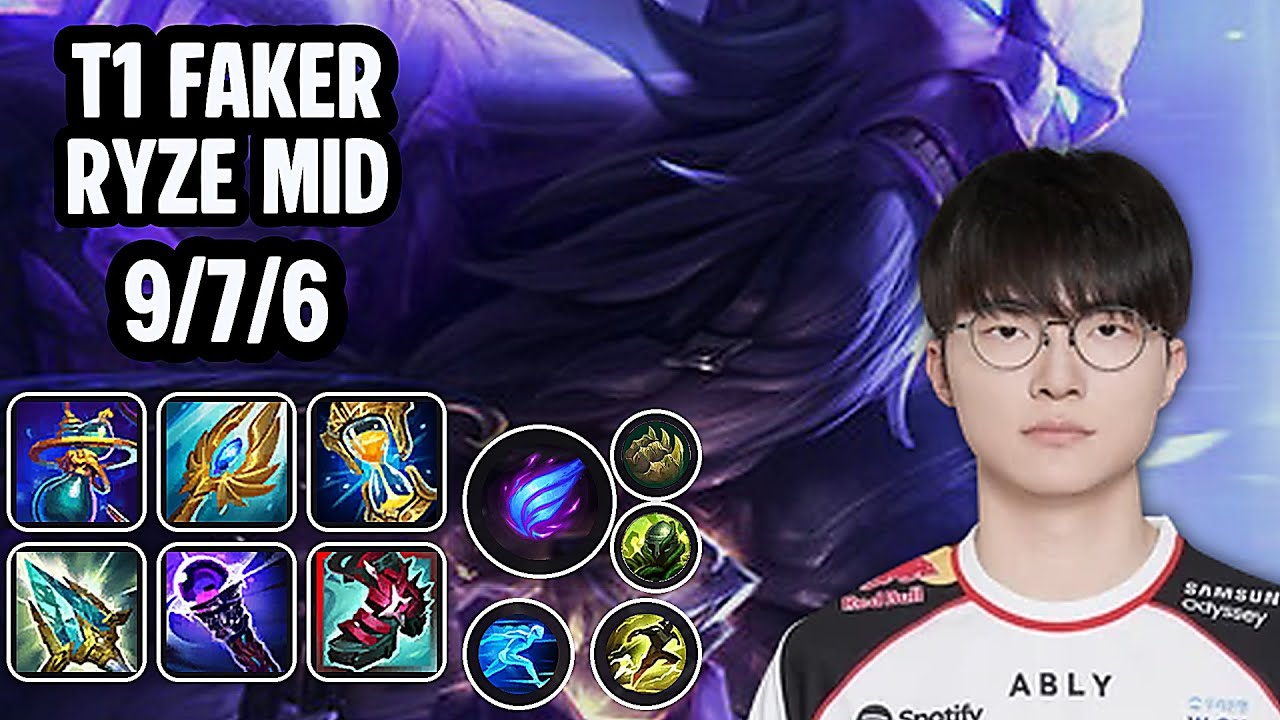 T1 Faker Ryze Mid VS Syndra SoloQ Replay 20260328