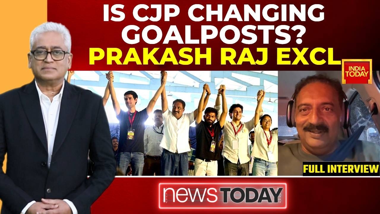 Exclusive: Prakash Raj Speaks To Rajdeep Sardesai On CJP Protest & Regime Change Call | India Today