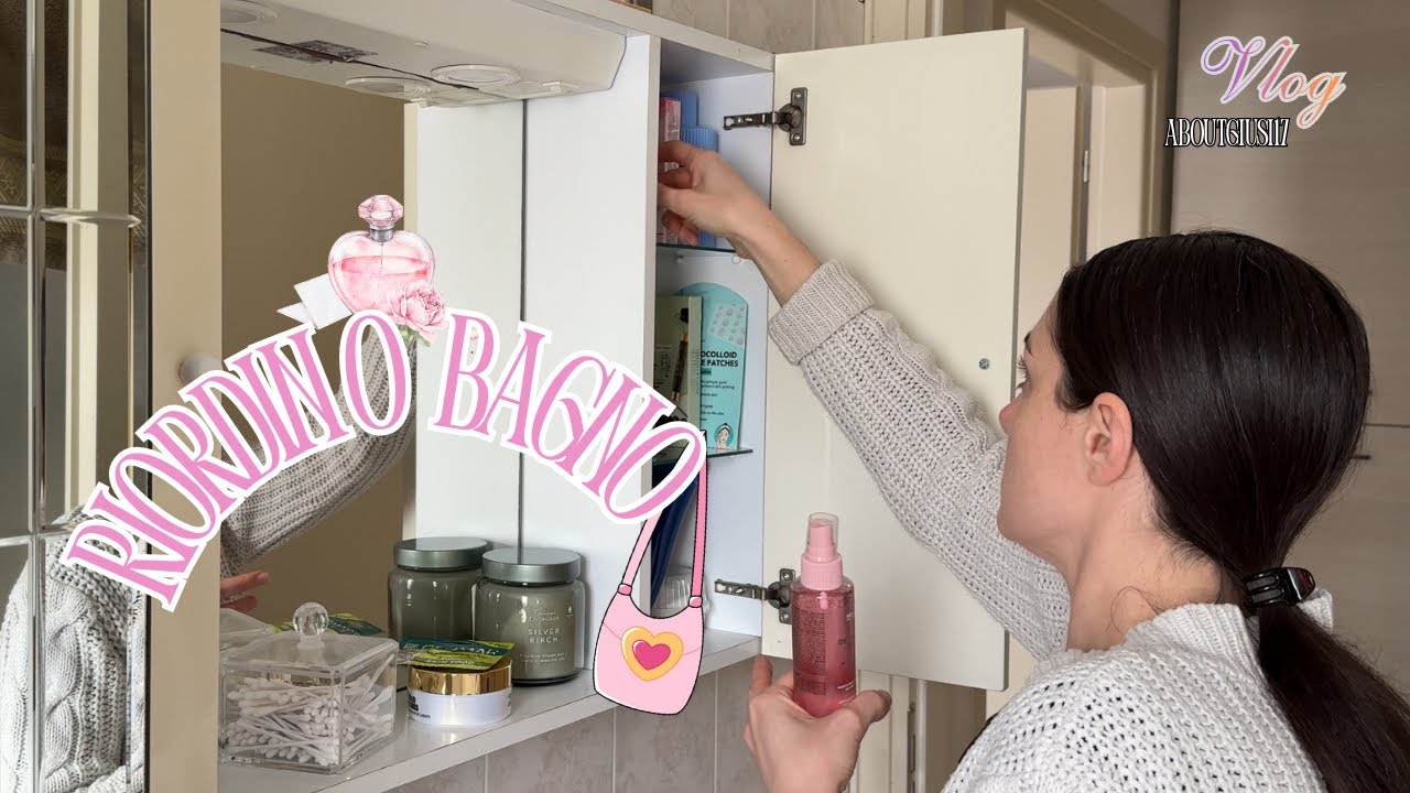 ORGANIZZO il mio BAGNO 💪🏻🧼🧴 #asmr #organizzazione 