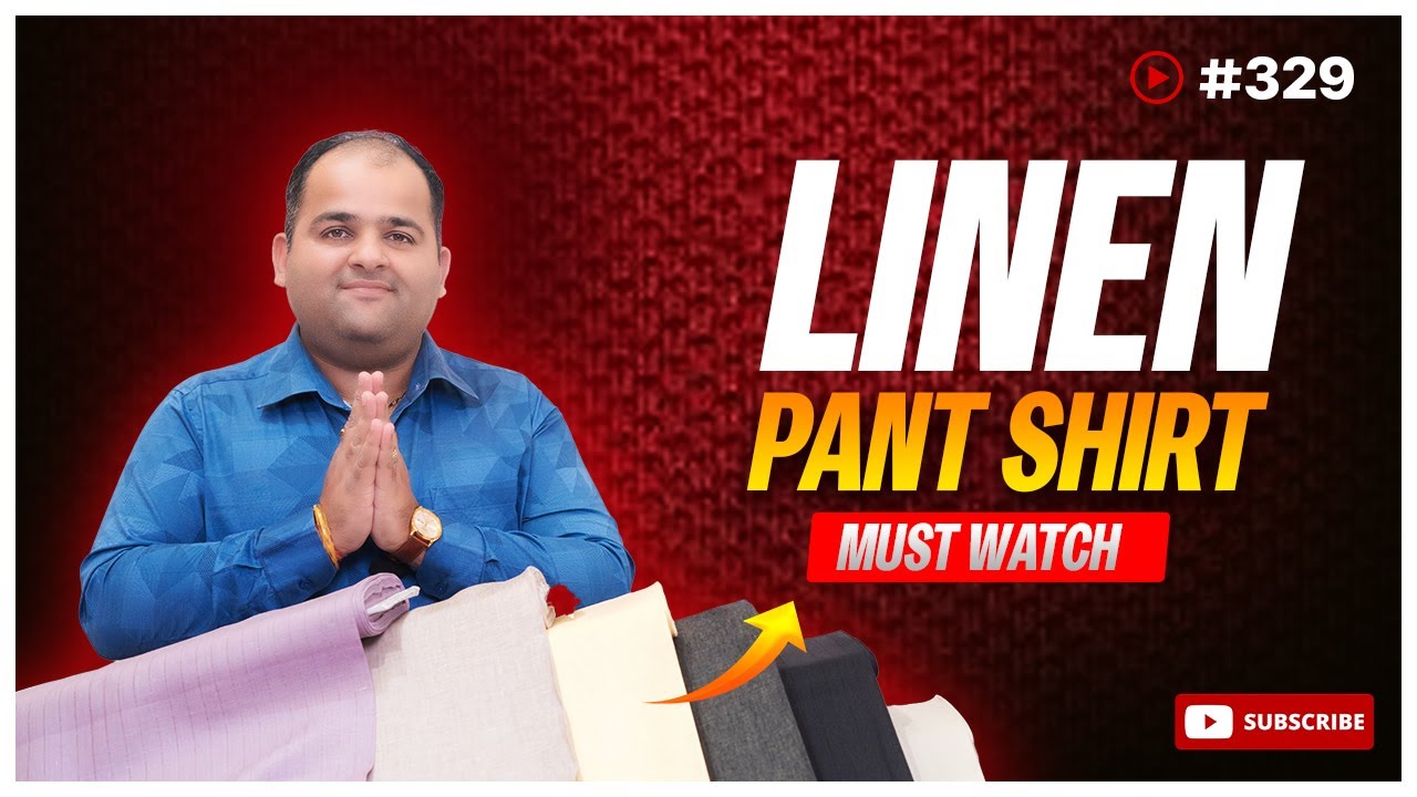Premium Pure Original Linen Pant Shirt Fabrics | Best Linen Shirt Fabrics For Men
