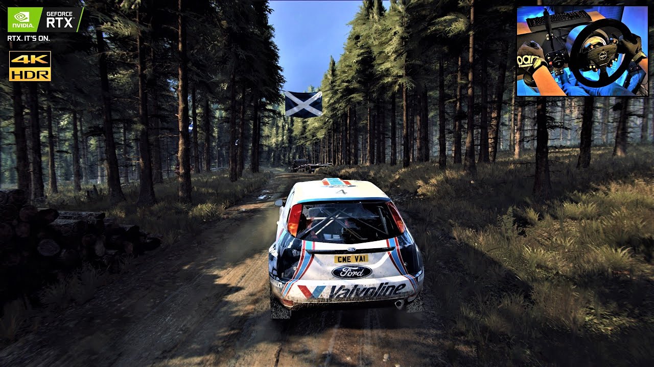 DiRT Rally 2.0 | Flat Out in Colin McRae's 2001 Ford Focus RS | Thrustmaster T-GT 2