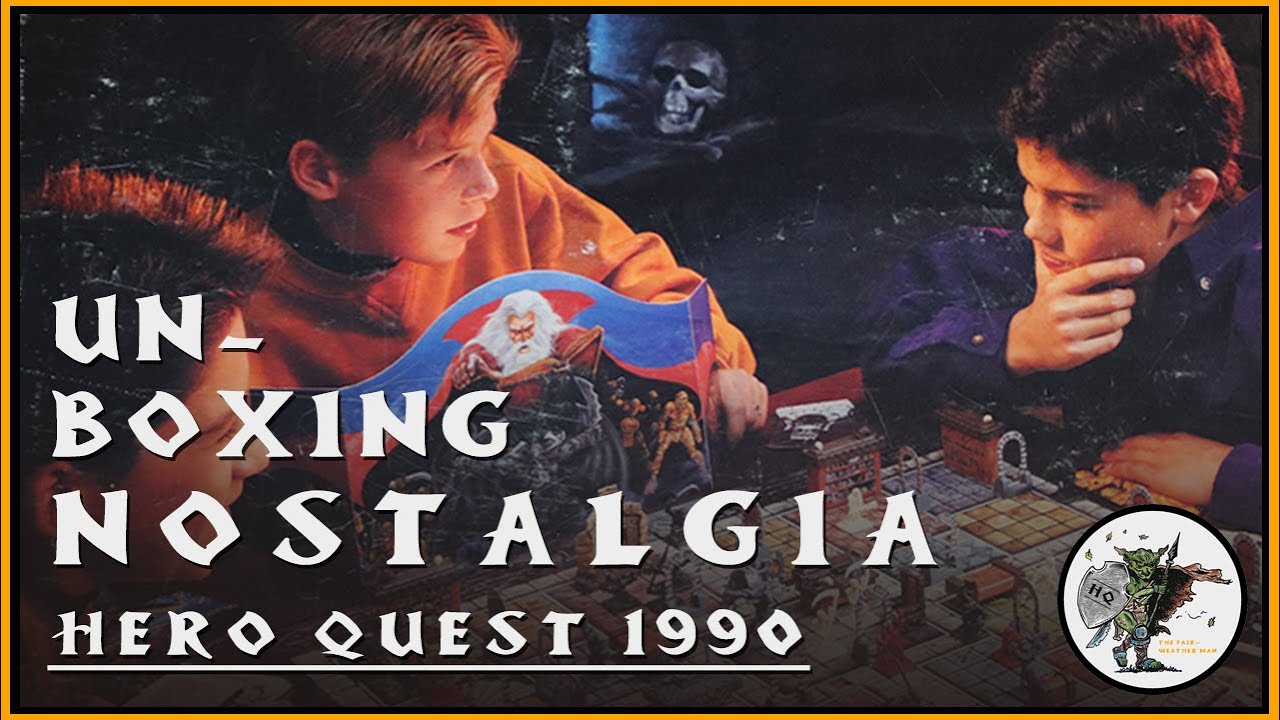 Распаковка детской мечты: HeroQuest 1990 Original Edition (ностальгическое путешествие!)