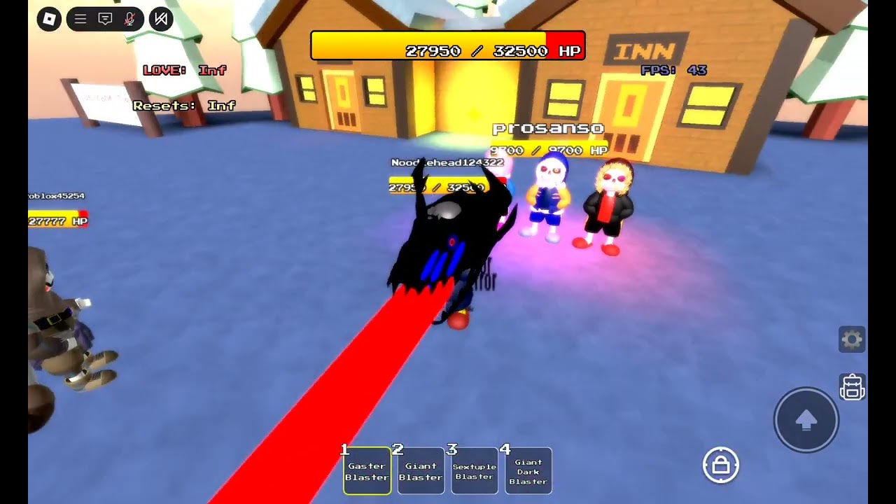 Error 666 Sans showcase in Sans Multiversal Battles -1