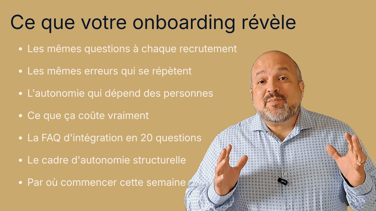 Ce que votre onboarding révèle