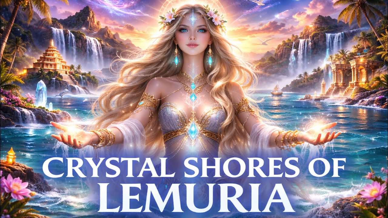 CRYSTAL SHORES OF LEMURIA 🌊 Lemurian Light Codes Activation | Divine Feminine & Heart Healing