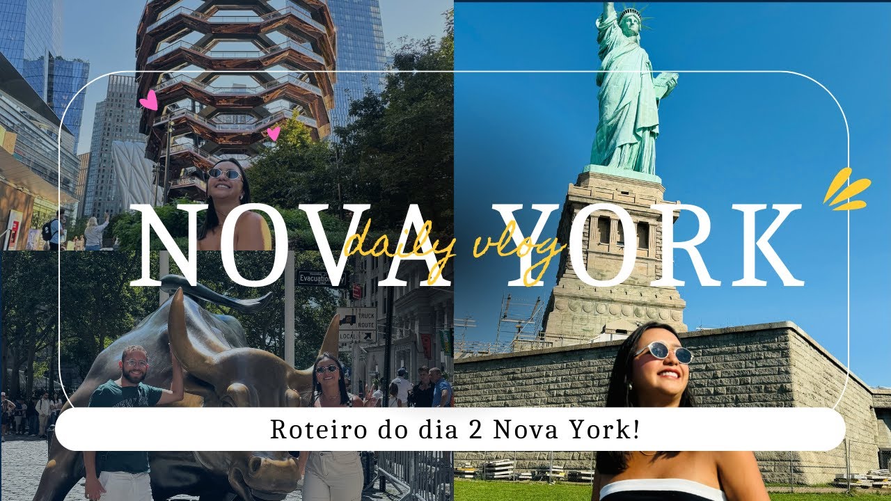VLOG NOVA YORK | DIA 2 | ESTATUA DA LIBERDADE | WALL STREET | WORD TRADE CENTER  | HIGH LINE  | NY