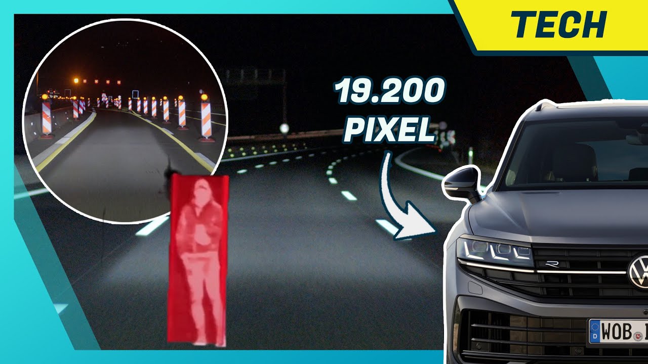 HD-Matrix Scheinwerfer im VW Touareg im Test: Nachtfahrt, Funktionen & Vergleich Porsche & Mercedes