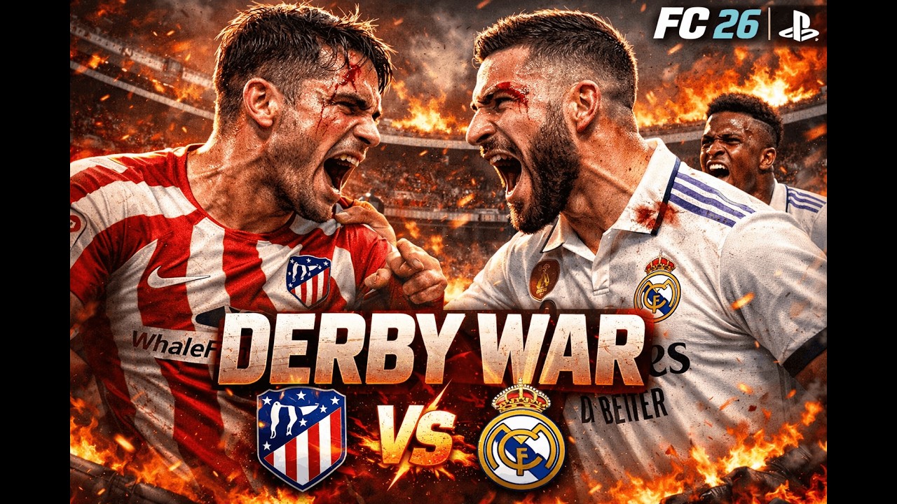 Madrid Derby Turns Brutal 🔥 | FC 26 PS5 Atletico Madrid vs Real Madrid