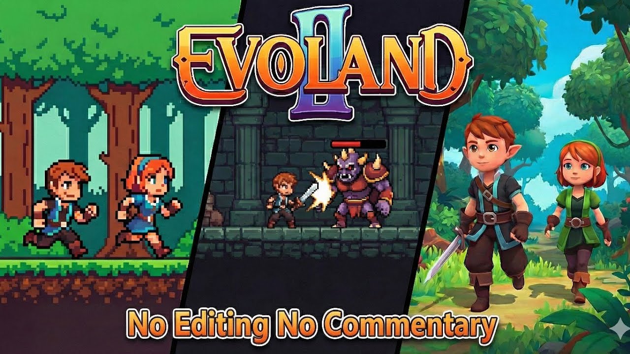 Evoland 2: Raw Gameplay – Time-Travel RPG Adventure (No Commentary, Unedited)