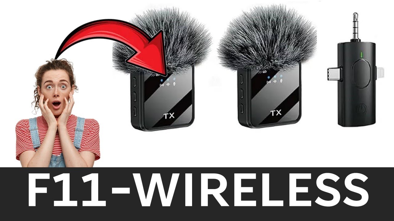 F11-2 Wireless microphone - Micrófono Inalambrico F11-2