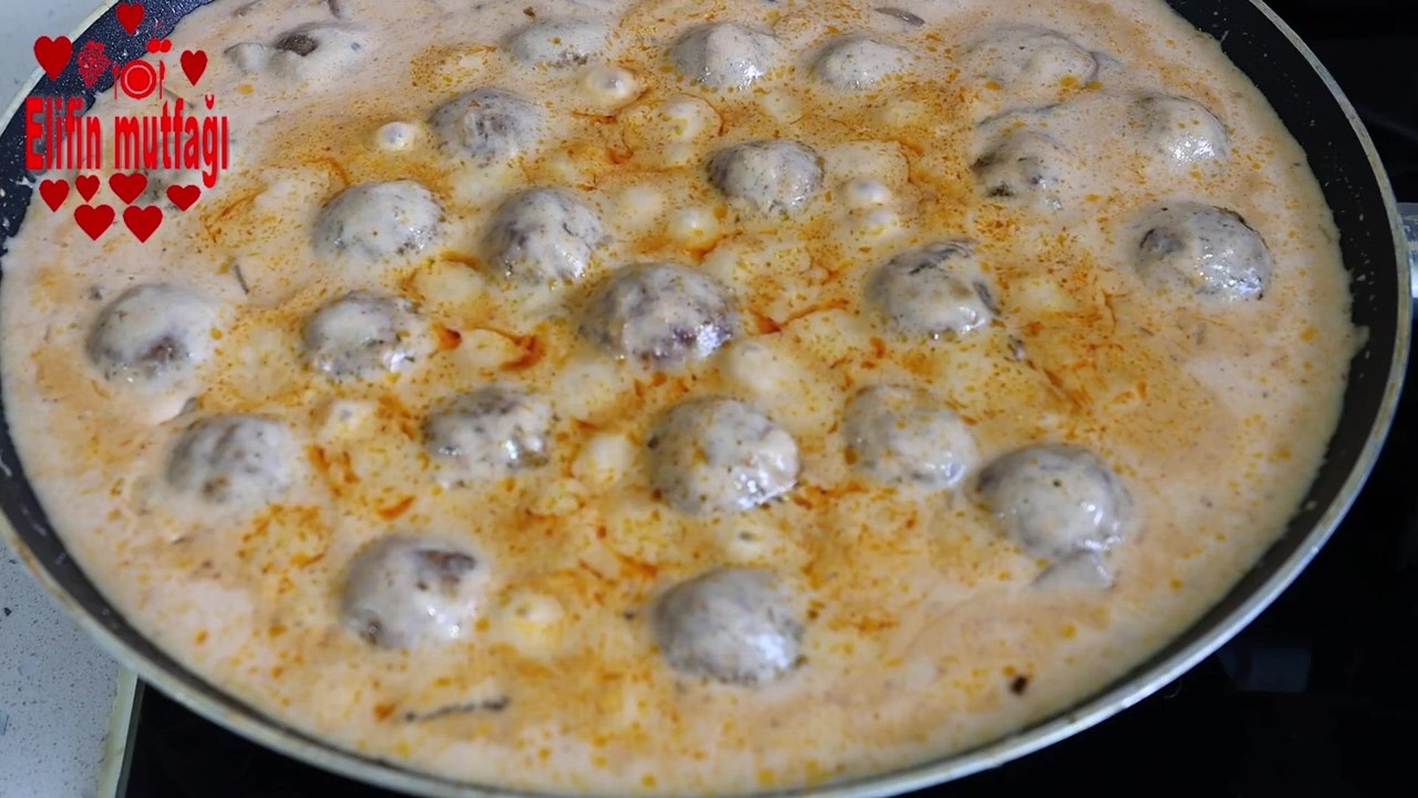 Köfte Hiç Böyle Lezzetli Olmamıştı❗️Kremalı Soslu Köfte tarifi 😋