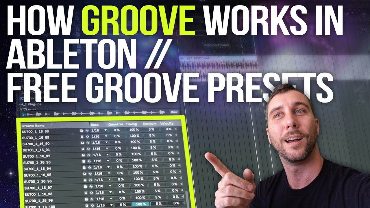 How GROOVE works in Ableton Live // Free Groove Packs