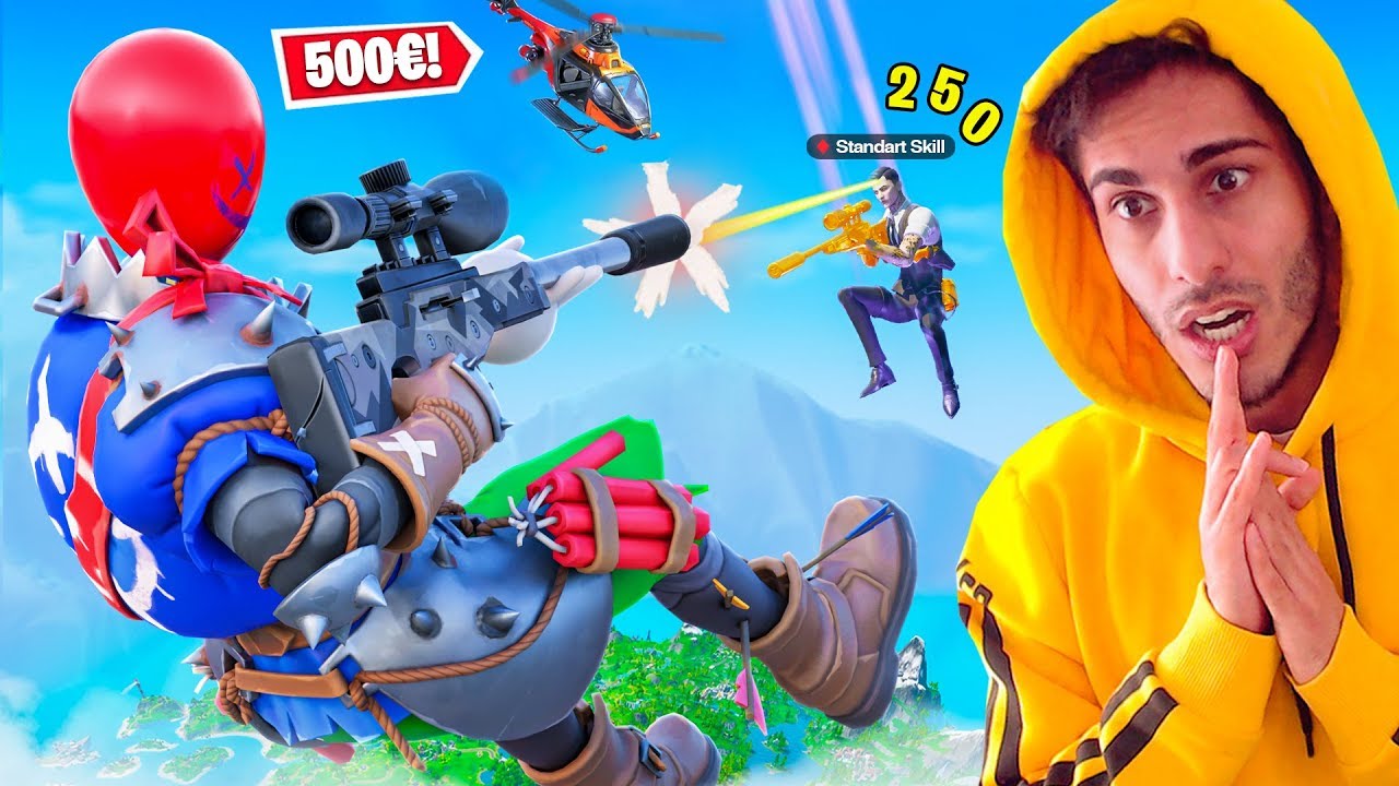 500€ SNIPER Challenge gegen Standart Skill! (zu spannend)