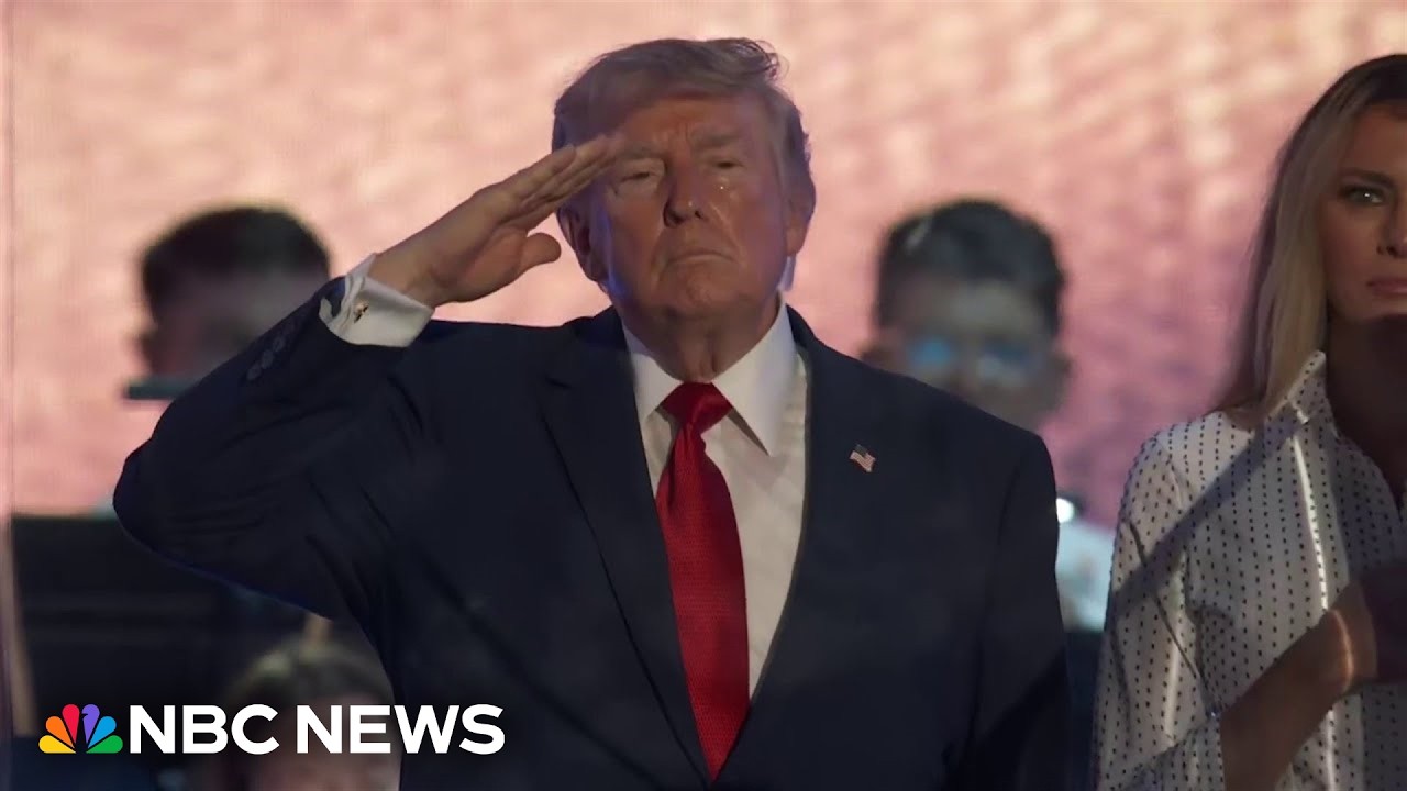 Trump uses America&rsquo;s 250 speech to honor military heroes and also push political agendas