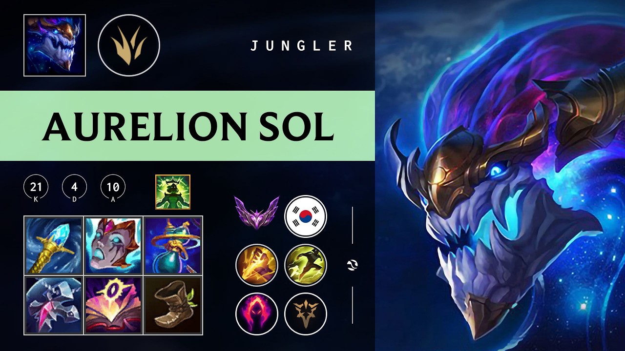 Aurelion Sol Jungle vs Hecarim - KR Master Patch 26.03