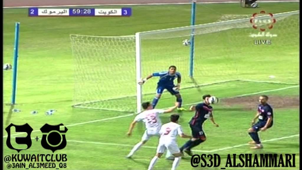 ملخص مباراة الكويت 4 × 2 اليرموك ـ دوري فيفا لكرة القدم ـ القسم الثاني ـ 2014 ـ 2015