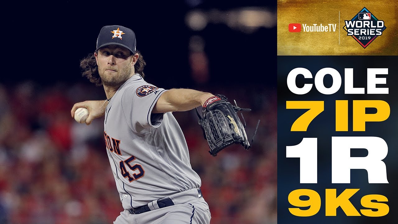 Gerrit Cole comes up HUGE for Astros with dominating performance (7 IP, 1 R, 9 Ks) | MLB Highlights