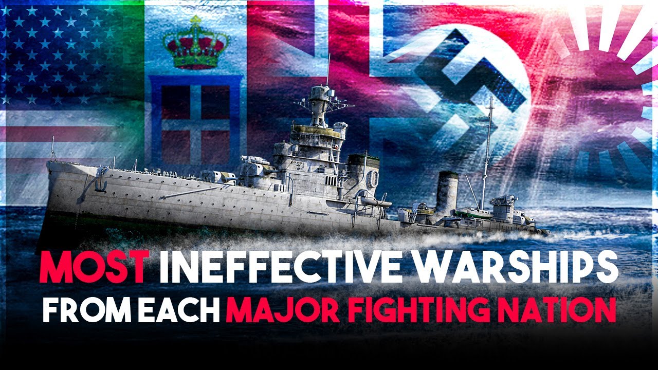 Which Were the WORST Fighting Ships of WW2? - How Fatal Design Flaws DOOMED Them