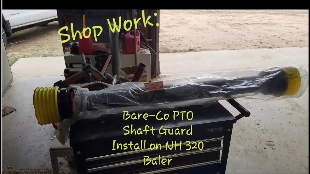 How to install and maintain a shaft cover on a tractor PTO - Bare-Co PTO Shaft Guard Install