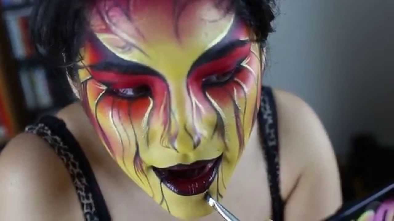 A Circus Make Up Transformation with Jocelyn Santos-Thompson