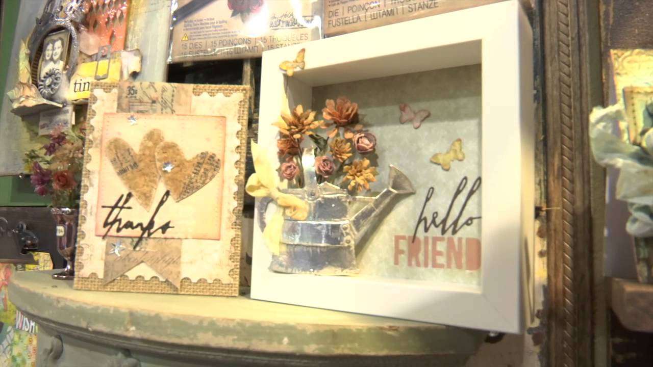 CHA 2015 - Tim Holtz Introduces New Sizzix Punches and Die Cuts
