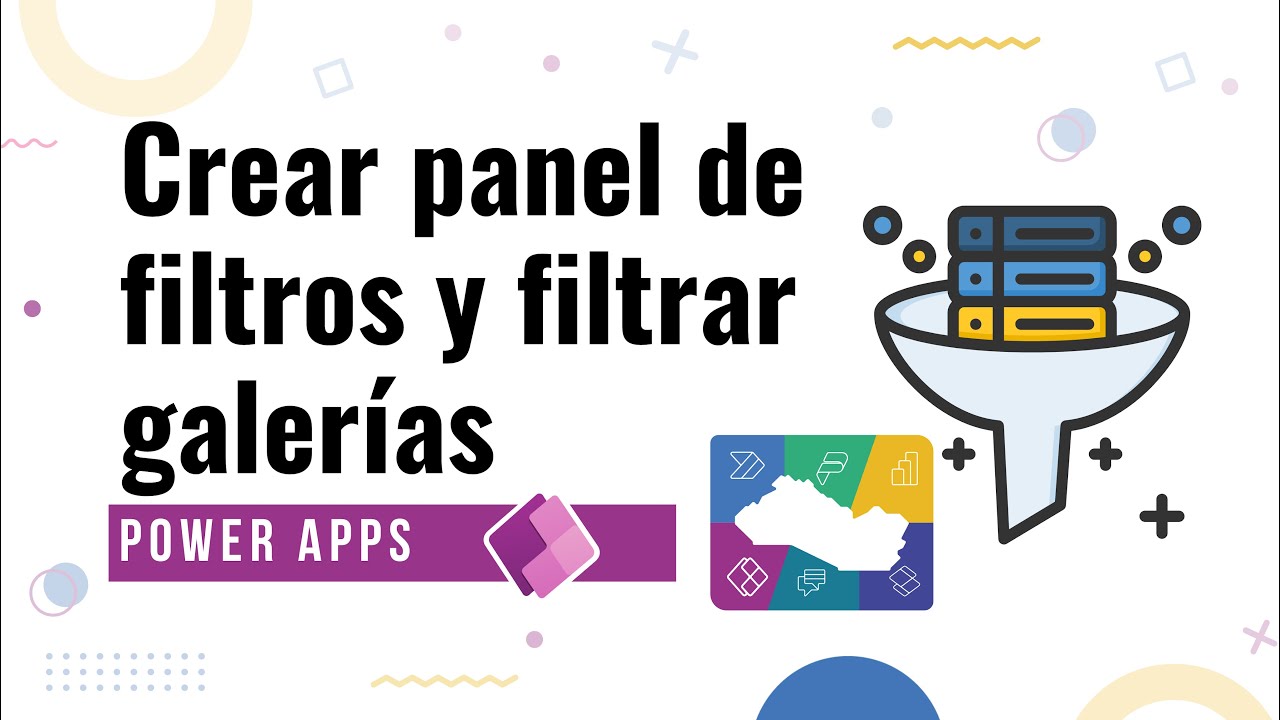Crear panel de filtros y filtrar galerías en Power Apps