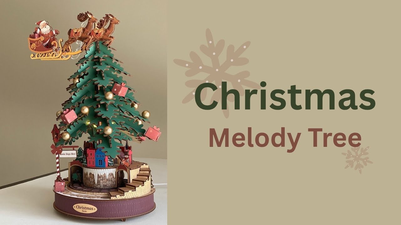 Rolife Christmas Melody Tree - Music box 