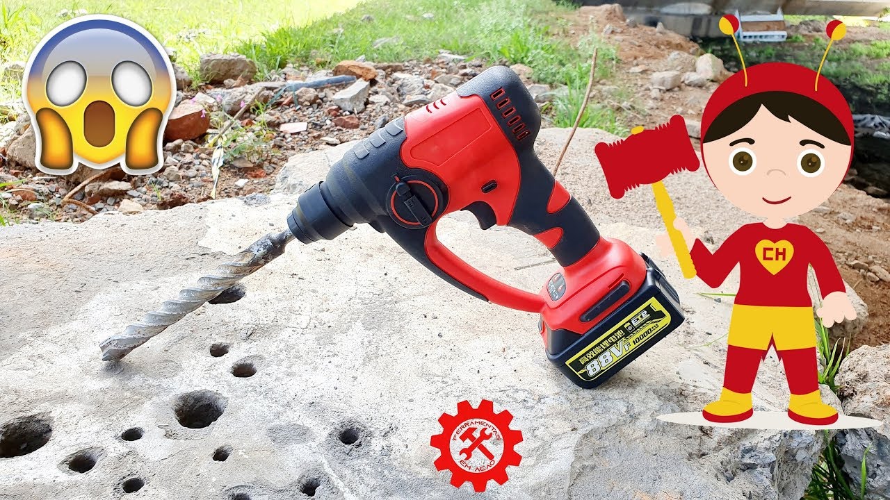 O Mais Barato Que Eu Ja Vi (300 REAI$)Martelete a Bateria Brushless