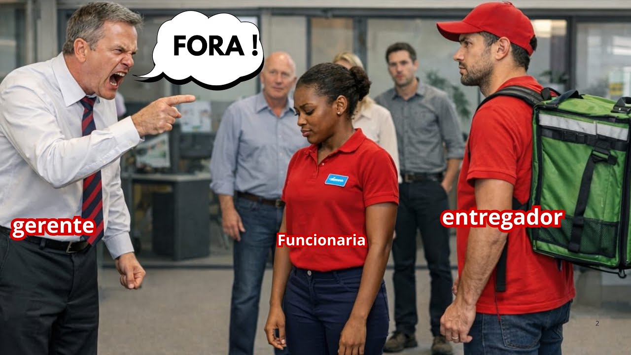 milionário vestiu o uniforme de entregador e viu o gerente humilhar uma funcionária até as lágrimas