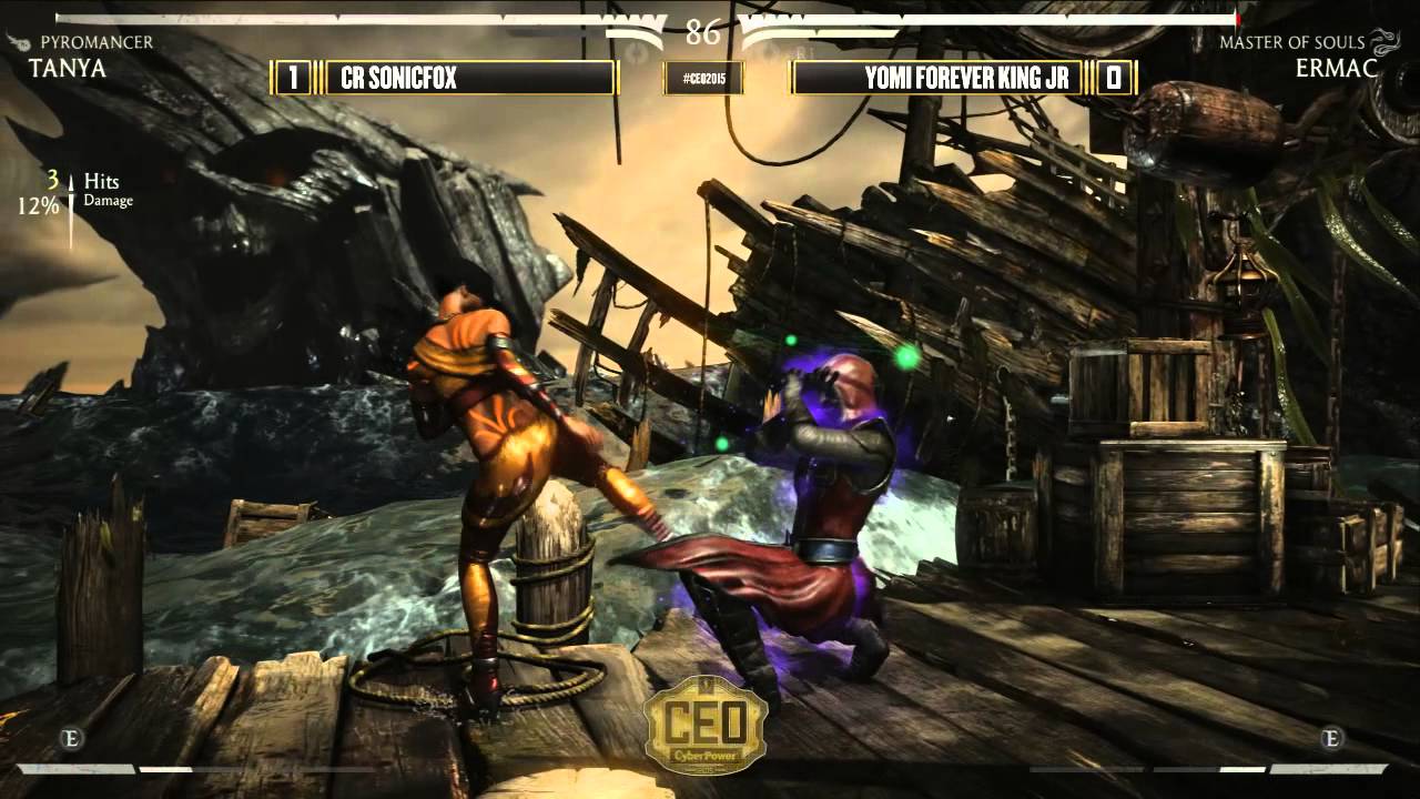 CEO 2015 - MKX - Top 16 - cR Sonic Fox (Tanya) vs Yomi Forever King Jr (Liu Kang)
